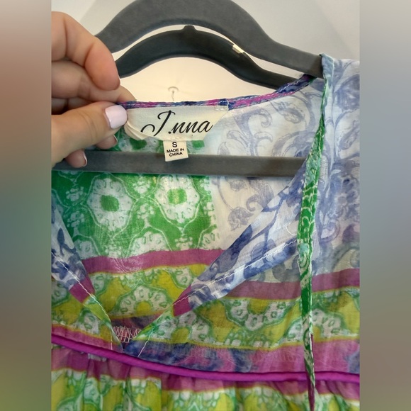 J.Anna Colorful Spring Dress - Picture 3 of 4